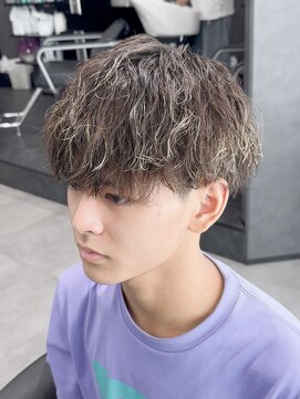 メンズ サロン ドット トウキョウ 町田店(men's salon dot. tokyo) ツイストスパイラルパーマ/ハイライトカラー