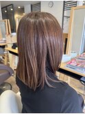 大人の落ち着き◎METEO髪質改善ブラウンカラー