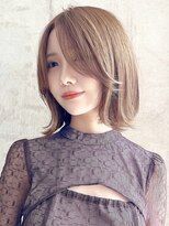 セイドット オモテサンドウ(Say. omotesando)&nbsp;Say.ひし形ボブオリーブグレーアッシュブラック暗めカラー表参道