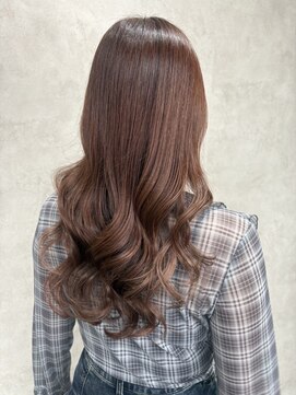 ルノン フィージュ(LUNON fieju) 暗めカラーグランマッシュデザインカラーフェイスフレーミング