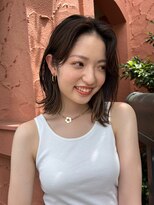 リベルタ 下北沢(liberta)&nbsp;フェイスレイヤー×ナチュラル外ハネミディ