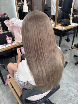 ジルブラン 土浦(JIL BLAN) ハイライトバレイヤージュダブルカラーケアブリーチ20代30代