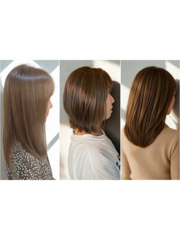 白髪を隠すから、“活かす”時代へ。上質な艶と透明感であなたに合う色合いをご提供いたします。