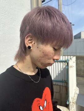 【ラベンダー】ショートウルフ