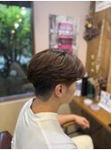毛流れセンターパート