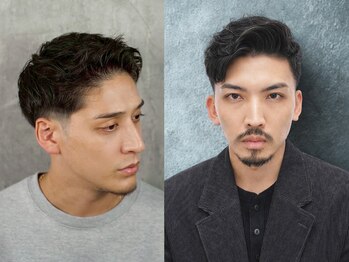 ヒロギンザ 神田店(HIRO GINZA)の写真/【神田駅東口15秒】半個室空間で過ごす上質なSalonTime…。ON/OFFキマるメンズヘアをご提案!<理容室>