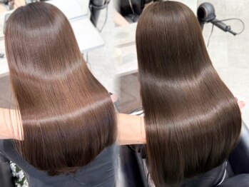 アグ ヘアー ルキナ 南越谷店(Agu hair lucina)の写真/その艶髪に『ドキッ』★憧れのストレートを再現したサラツヤHair♪ヘアの流行をプラスして☆[南越谷]
