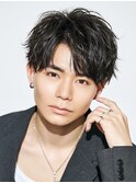 爽やかアップバングで好印象◎メンズショート メンズカット