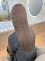 アン(Hair make un) ミルクティーベージュ/ホワイトベージュ/ベージュ/ブリーチ