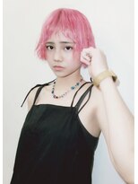 レコ 渋谷(LECO)&nbsp;ケアブリーチネオンピンクミニボブレイヤー