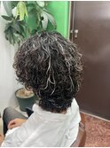 ウルフメッシュパーマ