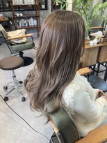 ヘアーテフテフ(HAIR tehu tehu)&nbsp;ロンググレージュカラー