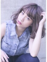 ヴィジョン(VISION)&nbsp;【VISION】ラフBOB×スペシャルハイライト×ラベンダーアッシュ