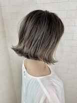 アルマヘア(Alma hair) 切りっぱなしボブ☆バレイヤージュ