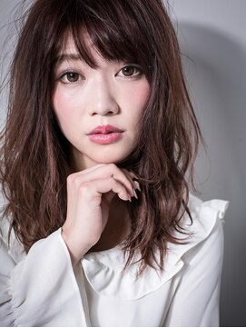 カバーヘア ブリス 上尾西口店(COVER HAIR bliss) *bliss上尾*グラマラスカールで大人かわいい小顔セミディw