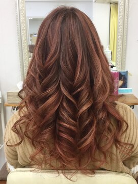 ヘアアンドメイク ゼン ヨコハマ(Hair&Make ZEN YOKOHAMA) ワイルドチェリーレッド