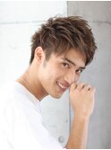 【mailo】　モテ髪ツーブロック+バングハーフアップ