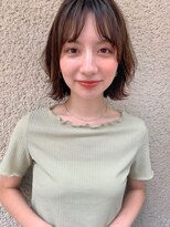 シー バイ ロンド 新宿(Sea by Lond)&nbsp;シースルーバング小顔外ハネボブ　新宿