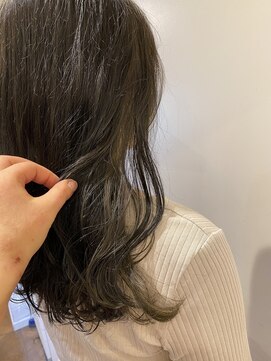 トリート 海浜幕張店(TREAT) インナーカラー×オリーブベージュ_海浜幕張