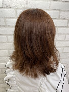 アッシュ 稲田堤店(Ash) ウォームブラウン×外ハネ巻き