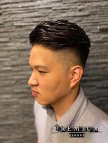 プレミアムバーバー 目黒店(PREMIUM BARBER produce by HIRO GINZA) フェードブロックスタイル