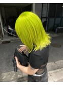 ミディアムレイヤー　レモンイエローカラー　