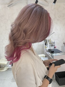 プルメリアドット(Plumeria.) フェイスフレーミング × インナーカラー