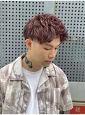 ブリーチ ツーブロック 束感 アップバング ツイストピン【札幌】