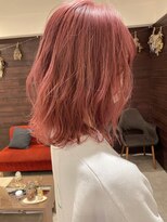 ジャム(Jam) 春色オレンジピンクでお洒落髪に×切りっぱなしボブ★中村大輔