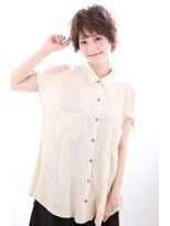 カジュアルショートスタイル＿マロンブラウン＿［東陽町］
