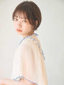 リトル 仙川(little) マニッシュショートショコラベージュ