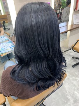 エイム ヘアメイク 横川店(eim HAIR MAKE) ☆Blue BLACK☆