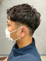 リット×ベリエ(Lit.×belier)&nbsp;ビジネスショートメンズマッシュツイストパーマツーブロック