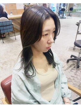 ヘアラウンジ アングゥ(hair lounge ungu) ブルーグレージュカラー