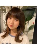 10代20代30代韓国ヘア顔周りレイヤー後れ毛前髪