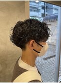 波巻きパーマ/メンズパーマ/ マッシュ