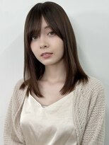 ヴェイン 渋谷(vain)&nbsp;ナチュラルストレート　ロングレイヤー　艶感