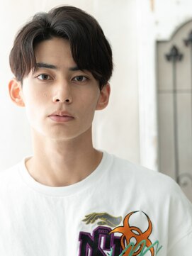 モッズヘア メン 新所沢店(mod's hair men) アッシュオリーブでリラックス！愛されラフマッシュヘアb新所沢