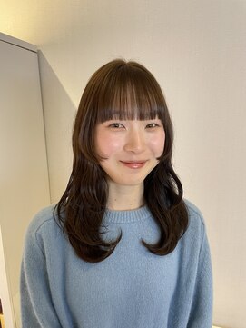 アム(amu) 前髪カット/レイヤーカット/顔周りカット/ロングレイヤー