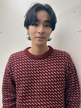 ダブ ムート(DaB MUUT) メンズニュアンスセンターパートヘアハンサムショート