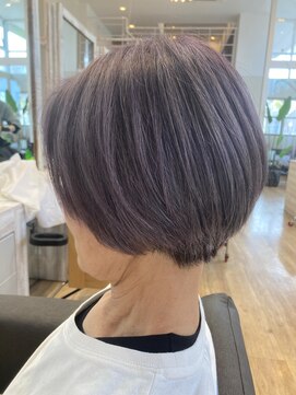 ニスタ バイ アヴァンツアート(nista by Avanzato) 白髪ぼかし＋紫カラー