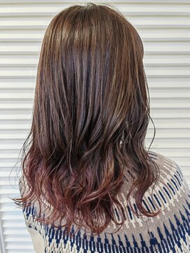 ビーエリアイング(BE AREA +ing) 裾カラー