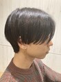 ヘアーアンドスパ レーネ(hair&spa Lene)&nbsp;シルエット綺麗な透け感バングのナチュラルマッシュスタイル