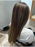 絹髪/髪質改善/質改善トリートメント/白髪ぼかしハイライト