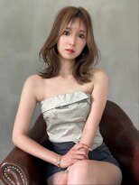 ロンド ラマ 岐阜(Lond bla-ma)&nbsp;大人韓国くびれヘア/顔周りレイヤー/ベージュ