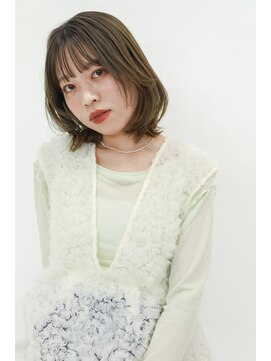 ミリー 梅田店(milly) レイヤー外ハネ×アッシュブラウン【milly梅田】
