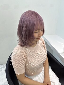 ベレーザシェルト(Beleza scelto) 15200ブリーチ＆ダブルカラーレイヤーラベンダーグレーパープル