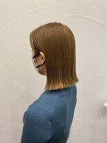 アッシュ 中目黒店(Ash)&nbsp;タッセルボブ×ナチュラルベージュ