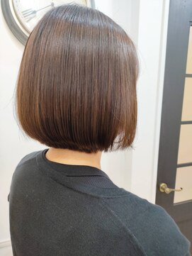 エイム ヘア リンク 長津田店(eim hair rink) 縮毛矯正◆ボブスタイル/コロンとまとまるボブ[長津田/髪質改善]