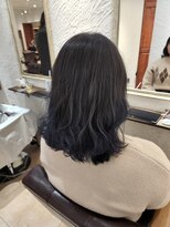 アルメリア 池袋(Arumeria)&nbsp;ブルーブラック　ダークグレー　髪質改善　大人キレイ　20代30代